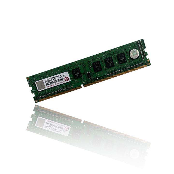 رم ترنسند 2 گیگ Transcend 2GB DDR3 1333Mhz Stock